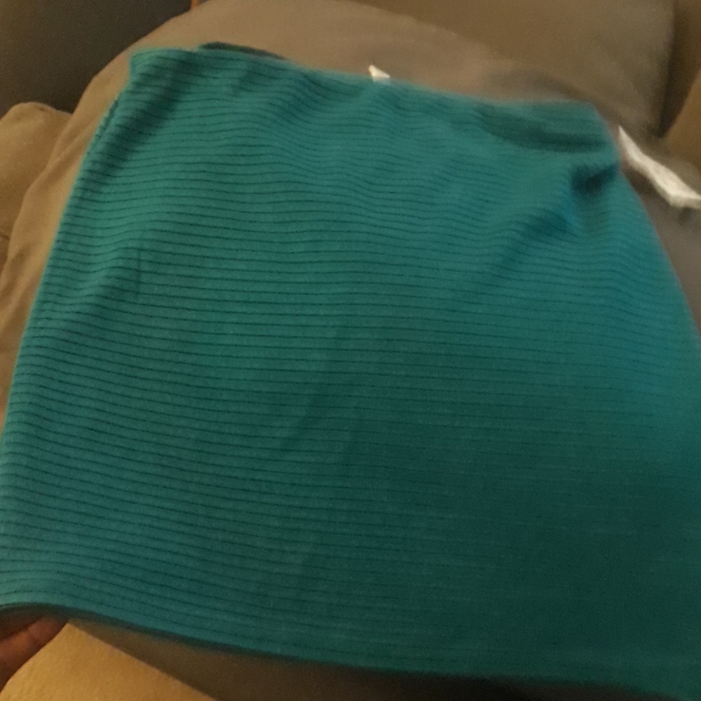 blue mini skirt